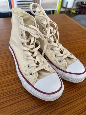 Cream High-Top Converse